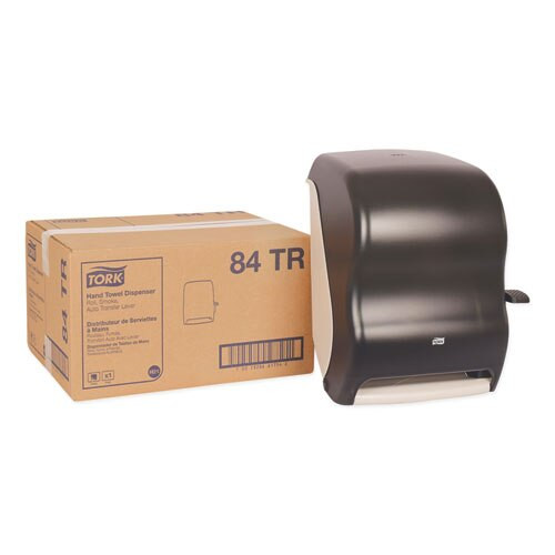 Hand Towel Roll Dispenser, 12 15/16 X 9 1/4 X 15 1/2, Smoke Hand Towel Roll Dispenser, 12 15/16 X 9 1/4 X 15 1/2, Smoke