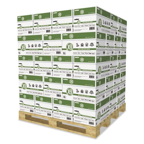 X-9 Multi-use Copy Paper, 92 Bright, 20lb, 8.5 X 11, White, 500 Sheets/ream, 10 Reams/carton, 40 Cartons/pallet X-9 Multi-use Copy Paper, 92 Bright, 20lb, 8.5 X 11, White, 500 Sheets/ream, 10 Reams/carton, 40 Cartons/pallet
