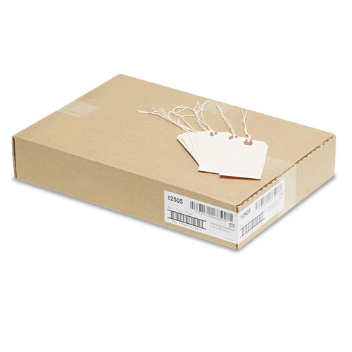 Strung Shipping Tags, 13pt. Stock, 4 3/4 X 2 3/8, Manila, 1,000/box Strung Shipping Tags, 13pt. Stock, 4 3/4 X 2 3/8, Manila, 1,000/box