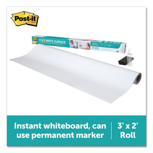 Flex Write Surface, 36" X 24", White Flex Write Surface, 36" X 24", White