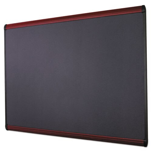 Prestige Plus Magnetic Fabric Bulletin Board, 72 X 48, Mahogany Frame Prestige Plus Magnetic Fabric Bulletin Board, 72 X 48, Mahogany Frame