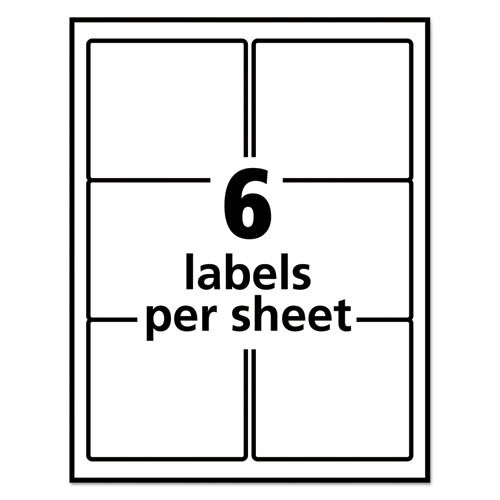 Vibrant Laser Color-print Labels W/ Sure Feed, 3 X 3 3/4, White, 150/pk Vibrant Laser Color-print Labels W/ Sure Feed, 3 X 3 3/4, White, 150/pk
