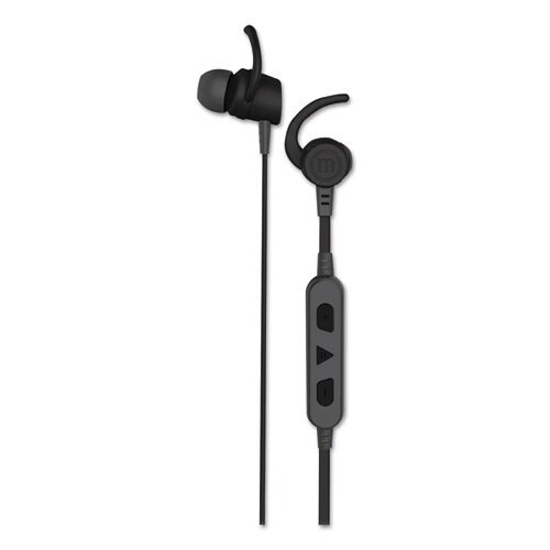 Bluetooth Wireless Earfins, 20" Cord, Black Bluetooth Wireless Earfins, 20" Cord, Black