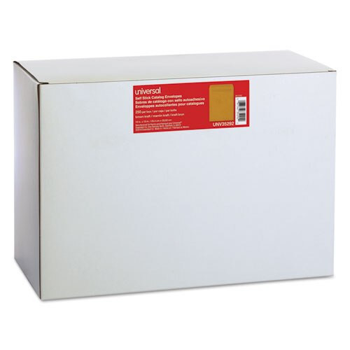 Self-stick Open-end Catalog Envelope, #13 1/2, Square Flap, Self-adhesive Closure, 10 X 13, Brown Kraft, 250/box Self-stick Open-end Catalog Envelope, #13 1/2, Square Flap, Self-adhesive Closure, 10 X 13, Brown Kraft, 250/box