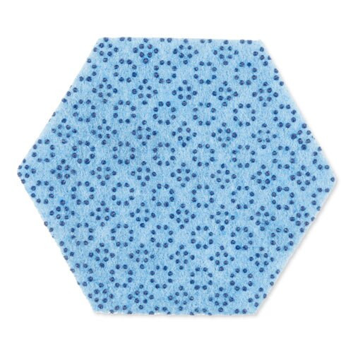 Low Scratch Scour Pad 2000hex, 5.75" X 5", Blue, 15/carton Low Scratch Scour Pad 2000hex, 5.75" X 5", Blue, 15/carton
