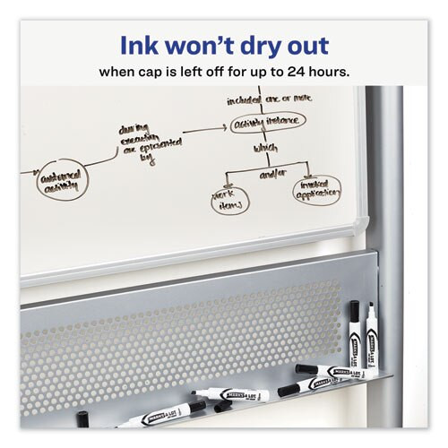 Marks A Lot Pen-style Dry Erase Marker, Medium Bullet Tip, Assorted Colors, 4/set Marks A Lot Pen-style Dry Erase Marker, Medium Bullet Tip, Assorted Colors, 4/set