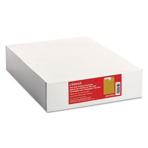 Peel Seal Strip Catalog Envelope, #13 1/2, Square Flap, Self-adhesive Closure, 10 X 13, Natural Kraft, 100/box Peel Seal Strip Catalog Envelope, #13 1/2, Square Flap, Self-adhesive Closure, 10 X 13, Natural Kraft, 100/box