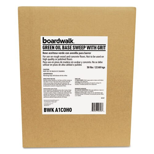Oil-based Sweeping Compound, Grit, Green, 50lbs, Box Oil-based Sweeping Compound, Grit, Green, 50lbs, Box