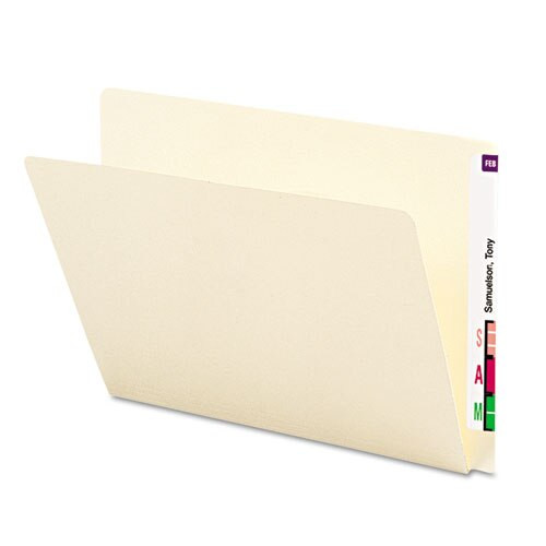 Extended End Tab Manila Folders, Straight Tab, Letter Size, 100/box Extended End Tab Manila Folders, Straight Tab, Letter Size, 100/box