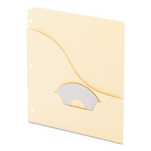 Pocket Project Folders, 3-hole Punched, Letter Size, Manila, 15/pack Pocket Project Folders, 3-hole Punched, Letter Size, Manila, 15/pack