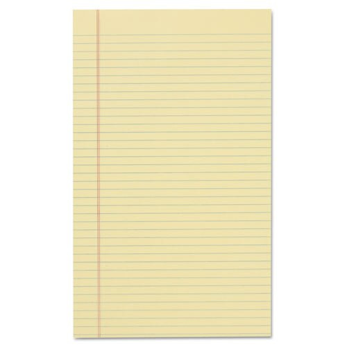 Glue Top Pads, Wide/legal Rule, 8.5 X 14, Canary, 50 Sheets, Dozen Glue Top Pads, Wide/legal Rule, 8.5 X 14, Canary, 50 Sheets, Dozen