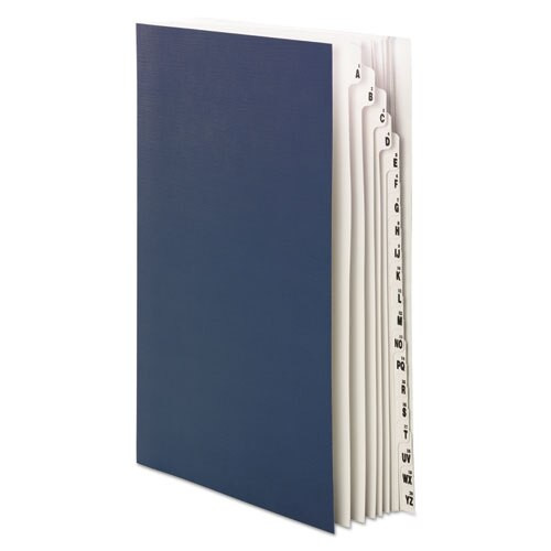 Expandable Indexed Sorter, 1-20/a-z Index, Legal Size, Navy Blue Expandable Indexed Sorter, 1-20/a-z Index, Legal Size, Navy Blue