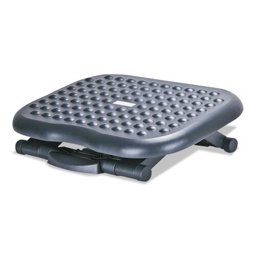 Relaxing Adjustable Footrest, 13.75w X 17.75d X 4.5 To 6.75h, Black Relaxing Adjustable Footrest, 13.75w X 17.75d X 4.5 To 6.75h, Black
