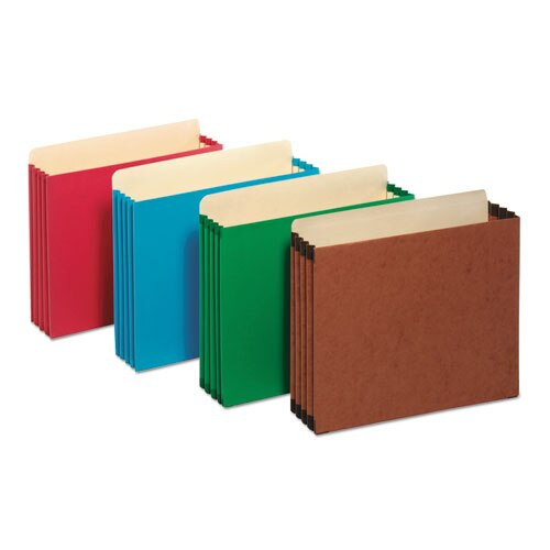 File Cabinet Pockets, 5.25" Expansion, Legal Size, Redrope, 10/box File Cabinet Pockets, 5.25" Expansion, Legal Size, Redrope, 10/box
