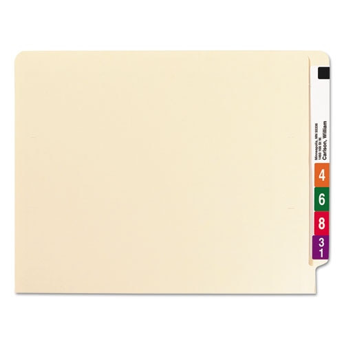 Manila End Tab Classification Folders, 1 Divider, Letter Size, Manila, 10/box Manila End Tab Classification Folders, 1 Divider, Letter Size, Manila, 10/box