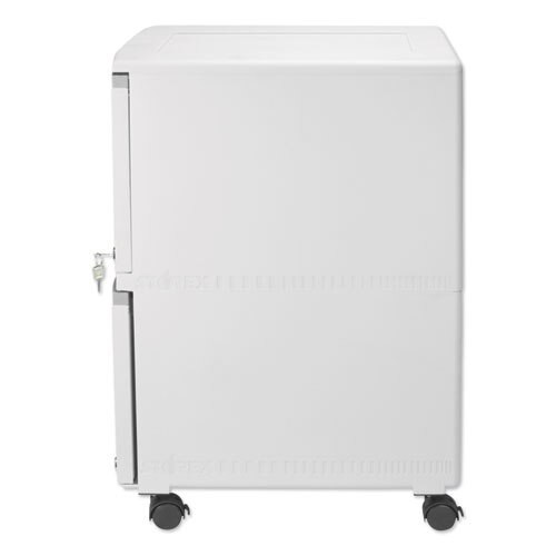 Two-drawer Mobile Filing Cabinet, 14.75w X 18.25d X 26h, Gray Two-drawer Mobile Filing Cabinet, 14.75w X 18.25d X 26h, Gray