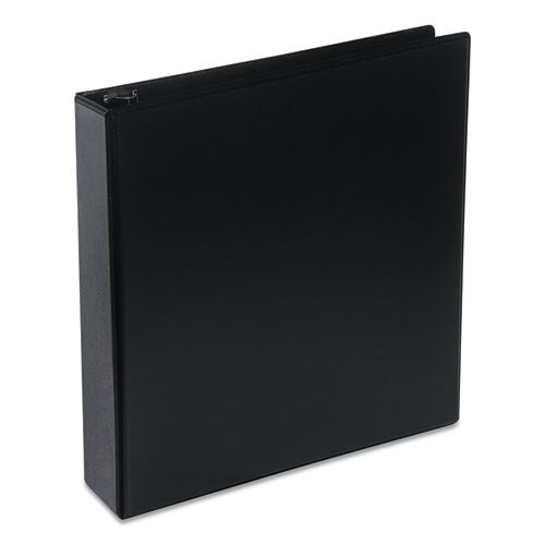 Deluxe Round Ring View Binder, 3 Rings, 2" Capacity, 11 X 8.5, Black Deluxe Round Ring View Binder, 3 Rings, 2" Capacity, 11 X 8.5, Black