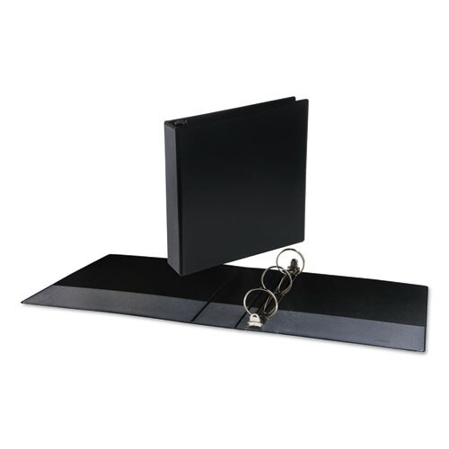 Deluxe Round Ring View Binder, 3 Rings, 2" Capacity, 11 X 8.5, Black Deluxe Round Ring View Binder, 3 Rings, 2" Capacity, 11 X 8.5, Black