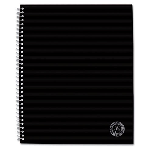 Deluxe Sugarcane Based Notebooks, 1 Subject, Medium/college Rule, Black Cover, 11 X 8.5, 100 Sheets Deluxe Sugarcane Based Notebooks, 1 Subject, Medium/college Rule, Black Cover, 11 X 8.5, 100 Sheets