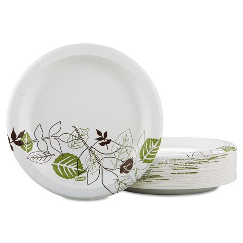 Pathways Soak-proof Shield Mediumweight Paper Plates, Dispenser Bx, 8.5", 300/pk Pathways Soak-proof Shield Mediumweight Paper Plates, Dispenser Bx, 8.5", 300/pk