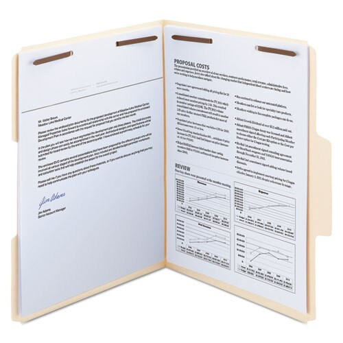 Supertab Reinforced Guide Height 2-fastener Folders, 1/3-cut Tabs, Letter Size, 14 Pt. Manila, 50/box Supertab Reinforced Guide Height 2-fastener Folders, 1/3-cut Tabs, Letter Size, 14 Pt. Manila, 50/box