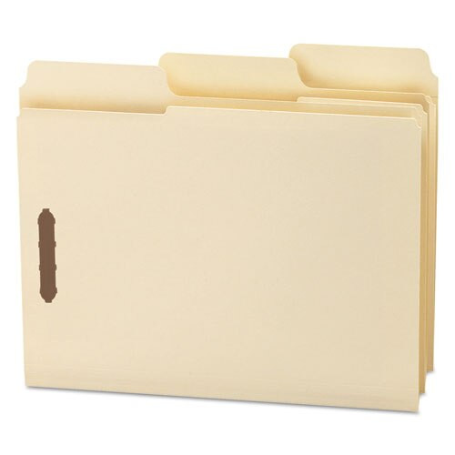 Supertab Reinforced Guide Height 2-fastener Folders, 1/3-cut Tabs, Letter Size, 14 Pt. Manila, 50/box Supertab Reinforced Guide Height 2-fastener Folders, 1/3-cut Tabs, Letter Size, 14 Pt. Manila, 50/box
