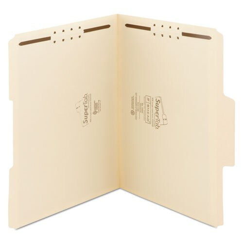 Supertab Reinforced Guide Height 2-fastener Folders, 1/3-cut Tabs, Letter Size, 14 Pt. Manila, 50/box Supertab Reinforced Guide Height 2-fastener Folders, 1/3-cut Tabs, Letter Size, 14 Pt. Manila, 50/box