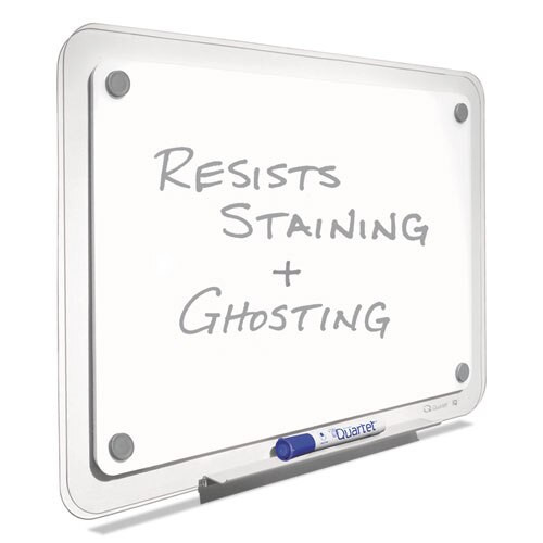 Iq Total Erase Board, 11 X 7, White, Clear Frame Iq Total Erase Board, 11 X 7, White, Clear Frame