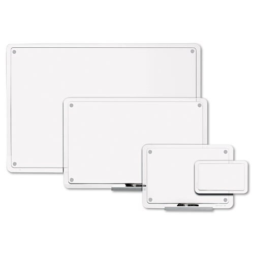 Iq Total Erase Board, 11 X 7, White, Clear Frame Iq Total Erase Board, 11 X 7, White, Clear Frame