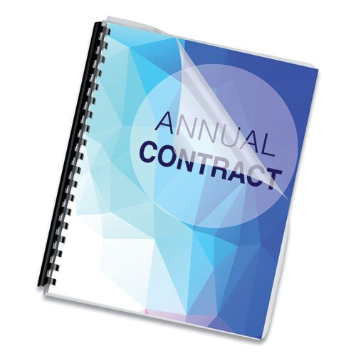 Crystals Presentation Covers With Round Corners, 11 1/4 X 8 3/4, Clear, 100/pack Crystals Presentation Covers With Round Corners, 11 1/4 X 8 3/4, Clear, 100/pack