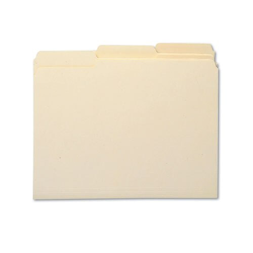 100% Recycled Manila Top Tab File Folders, 1/3-cut Tabs, Legal Size, 100/box 100% Recycled Manila Top Tab File Folders, 1/3-cut Tabs, Legal Size, 100/box