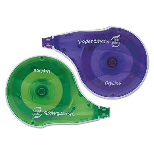 Dryline Correction Tape, Non-refillable, 1/6" X 472", 2/pack Dryline Correction Tape, Non-refillable, 1/6" X 472", 2/pack
