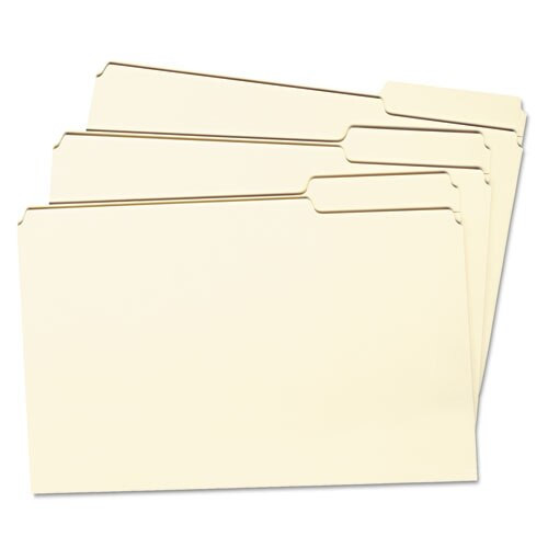Manila File Folders, 1/3-cut Tabs, Right Position, Legal Size, 100/box Manila File Folders, 1/3-cut Tabs, Right Position, Legal Size, 100/box