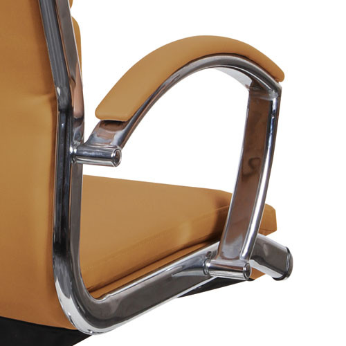 Alera Neratoli High-back Slim Profile Chair, Supports Up To 275 Lbs, Camel Seat/camel Back, Chrome Base Alera Neratoli High-back Slim Profile Chair, Supports Up To 275 Lbs, Camel Seat/camel Back, Chrome Base