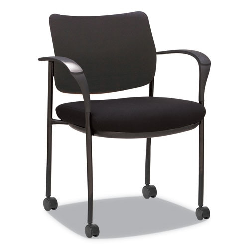 Alera Iv Series Guest Chairs, 24.80'' X 22.83'' X 32.28'', Black Seat/black Back, Black Base, 2/carton Alera Iv Series Guest Chairs, 24.80'' X 22.83'' X 32.28'', Black Seat/black Back, Black Base, 2/carton
