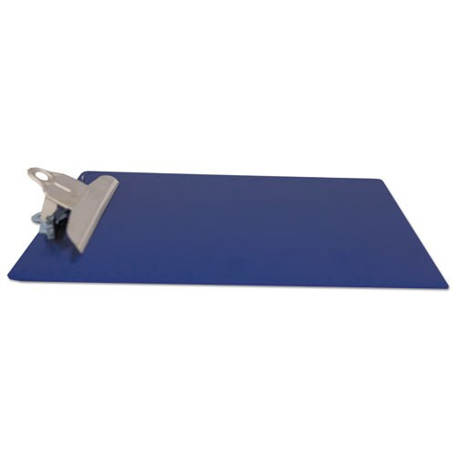 Recycled Plastic Clipboard With Ruler Edge, 1" Clip Cap, 8 1/2 X 12 Sheets, Blue Recycled Plastic Clipboard With Ruler Edge, 1" Clip Cap, 8 1/2 X 12 Sheets, Blue