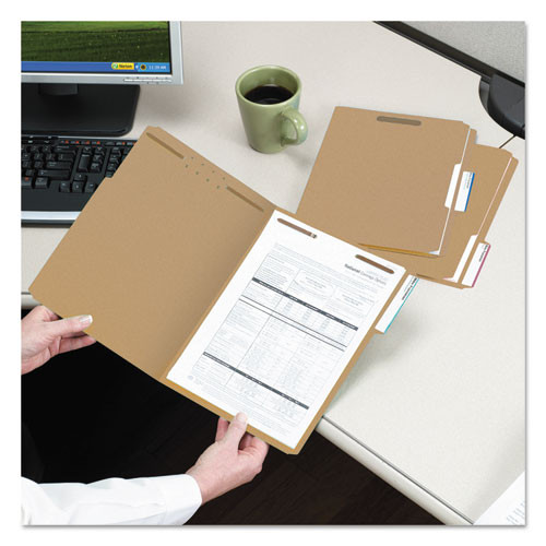 Top Tab 2-fastener Folders, 1/3-cut Tabs, Letter Size, 11 Pt. Kraft, 50/box Top Tab 2-fastener Folders, 1/3-cut Tabs, Letter Size, 11 Pt. Kraft, 50/box
