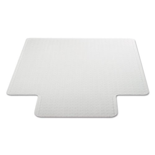 Moderate Use Studded Chair Mat For Low Pile Carpet, 45 X 53, Wide Lipped, Clear Moderate Use Studded Chair Mat For Low Pile Carpet, 45 X 53, Wide Lipped, Clear