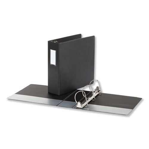 Deluxe Non-view D-ring Binder With Label Holder, 3 Rings, 1.5" Capacity, 11 X 8.5, Red Deluxe Non-view D-ring Binder With Label Holder, 3 Rings, 1.5" Capacity, 11 X 8.5, Red