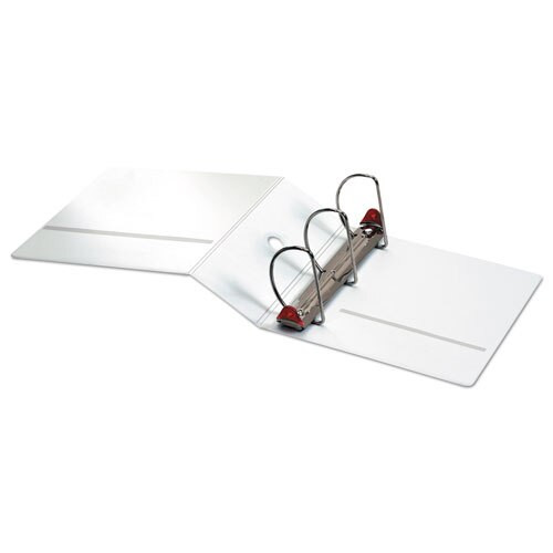 Treated Clearvue Locking Slant-d Ring Binder, 3 Rings, 5" Capacity, 11 X 8.5, White Treated Clearvue Locking Slant-d Ring Binder, 3 Rings, 5" Capacity, 11 X 8.5, White