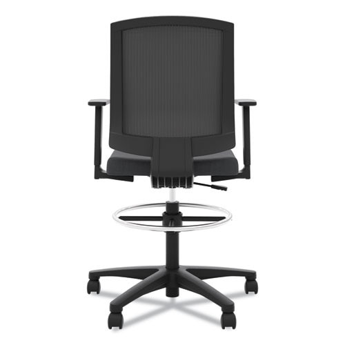 Vl515 Mid-back Mesh Task Stool With Fixed Arms, Supports Up To 250 Lbs., Black Seat/black Back, Black Base Vl515 Mid-back Mesh Task Stool With Fixed Arms, Supports Up To 250 Lbs., Black Seat/black Back, Black Base