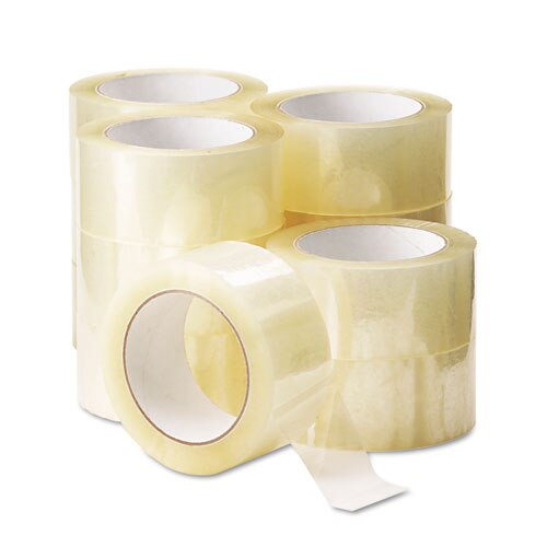 Deluxe General-purpose Acrylic Box Sealing Tape, 3" Core, 1.88" X 110 Yds, Clear, 12/pack Deluxe General-purpose Acrylic Box Sealing Tape, 3" Core, 1.88" X 110 Yds, Clear, 12/pack