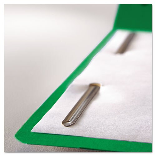 Top Tab Colored 2-fastener Folders, 1/3-cut Tabs, Legal Size, Green, 50/box Top Tab Colored 2-fastener Folders, 1/3-cut Tabs, Legal Size, Green, 50/box