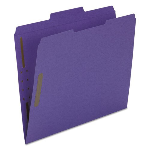 Top Tab Colored 2-fastener Folders, 1/3-cut Tabs, Legal Size, Green, 50/box Top Tab Colored 2-fastener Folders, 1/3-cut Tabs, Legal Size, Green, 50/box