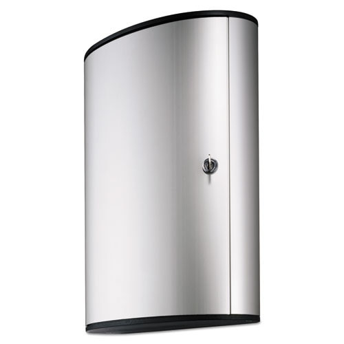 Locking Key Cabinet, 72-key, Brushed Aluminum, 11 3/4 X 4 5/8 X 15 3/4 Locking Key Cabinet, 72-key, Brushed Aluminum, 11 3/4 X 4 5/8 X 15 3/4
