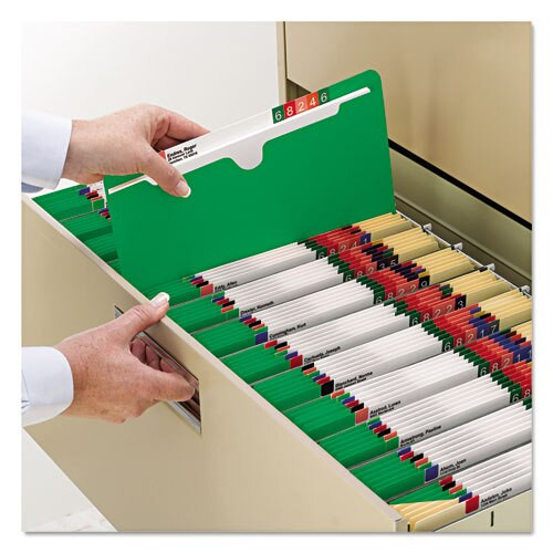 Colored File Jackets With Reinforced Double-ply Tab, Straight Tab, Letter Size, Green, 100/box Colored File Jackets With Reinforced Double-ply Tab, Straight Tab, Letter Size, Green, 100/box