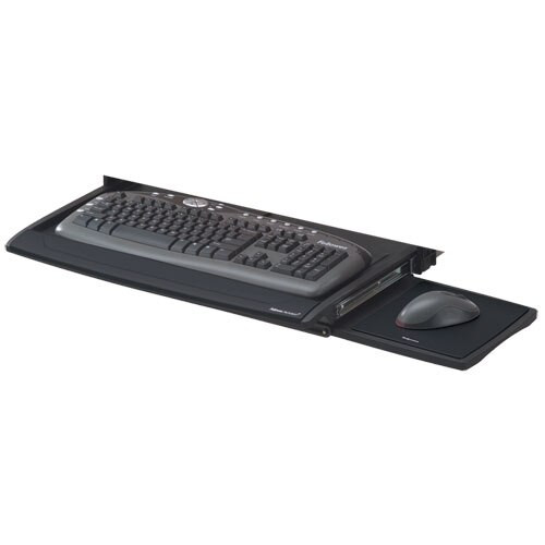 Deluxe Keyboard Drawer, 20.5w X 11.13d, Black Deluxe Keyboard Drawer, 20.5w X 11.13d, Black