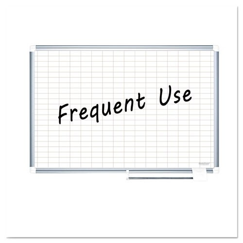 Grid Planning Board, 1 X 2 Grid, 36 X 24, White/silver Grid Planning Board, 1 X 2 Grid, 36 X 24, White/silver