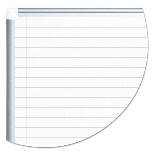 Grid Planning Board, 1 X 2 Grid, 36 X 24, White/silver Grid Planning Board, 1 X 2 Grid, 36 X 24, White/silver