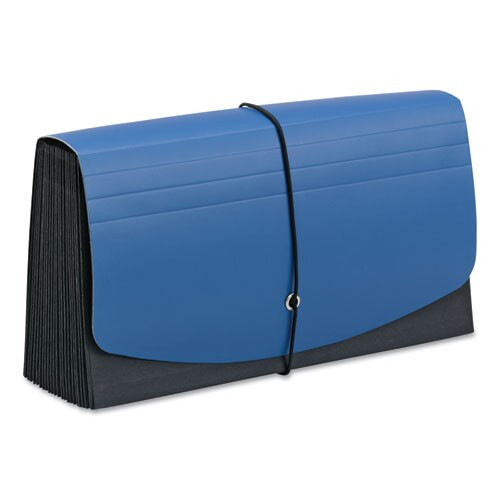 Handy File W/ Pockets For Checks, 21 Sections, 1/2-cut Tab, Blue/black Handy File W/ Pockets For Checks, 21 Sections, 1/2-cut Tab, Blue/black